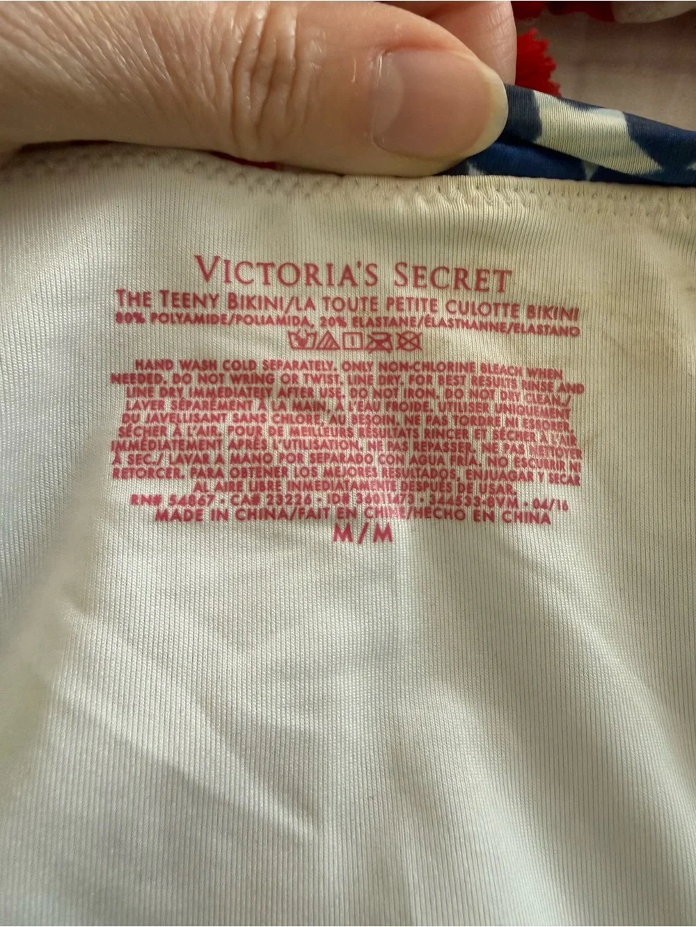 Victoria’s Secret The Teeny Triangle Top & Teeny Bikini Bottoms Size Medium